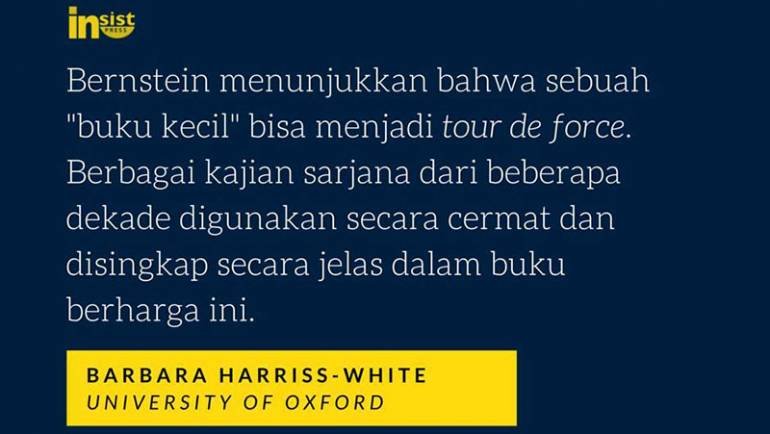 ‘tour de force’ kajian agraria