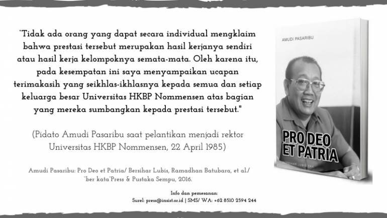 Amudi Pasaribu, Sosok yang Suka ‘Tembak Langsung
