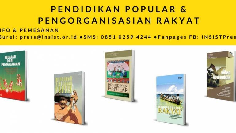 Buku tema Pendidikan Popular, Advokasi, dan Pengorganisasian Rakyat