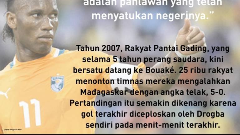 Impian Tim Sepakbola Drogba