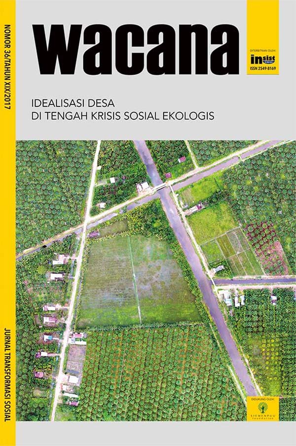 WACANA No.36_2017_ Idealisasi Desa di Tengah Krisis Sosial Ekologis
