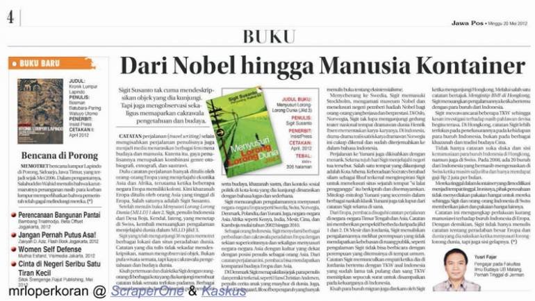 Dari Nobel hingga Manusia Kontainer